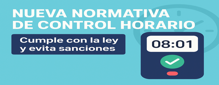 Nueva normativa control horario